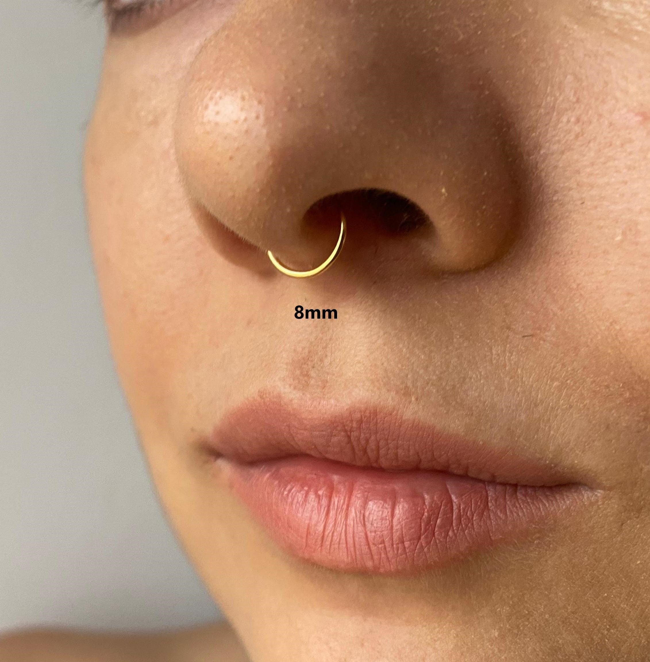 Hinged Clicker Nose Ring Earrings — Fine Lines, Endless Styling