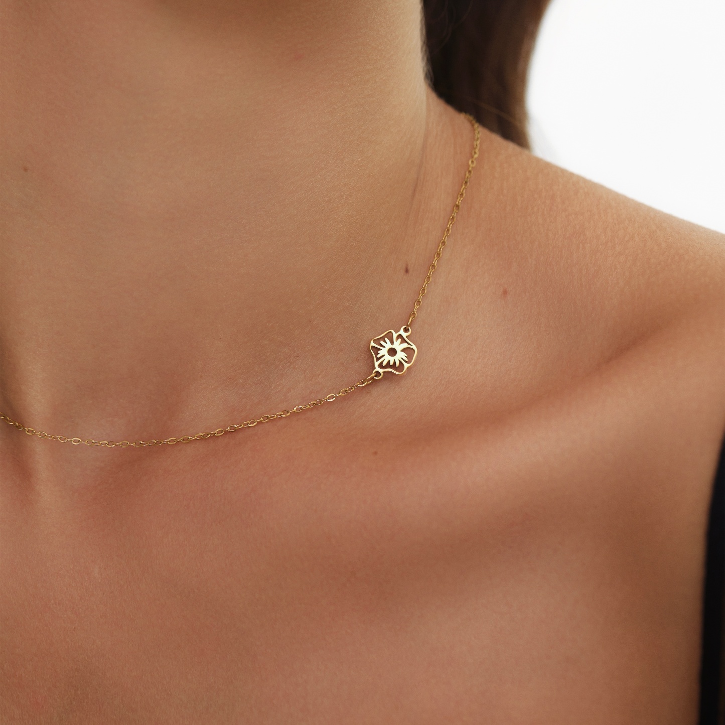 Personalized Birth Flower Necklace