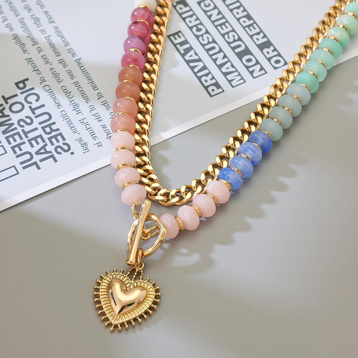 Bohemian Layered Necklace — Color, Love & Free-Spirited Shine