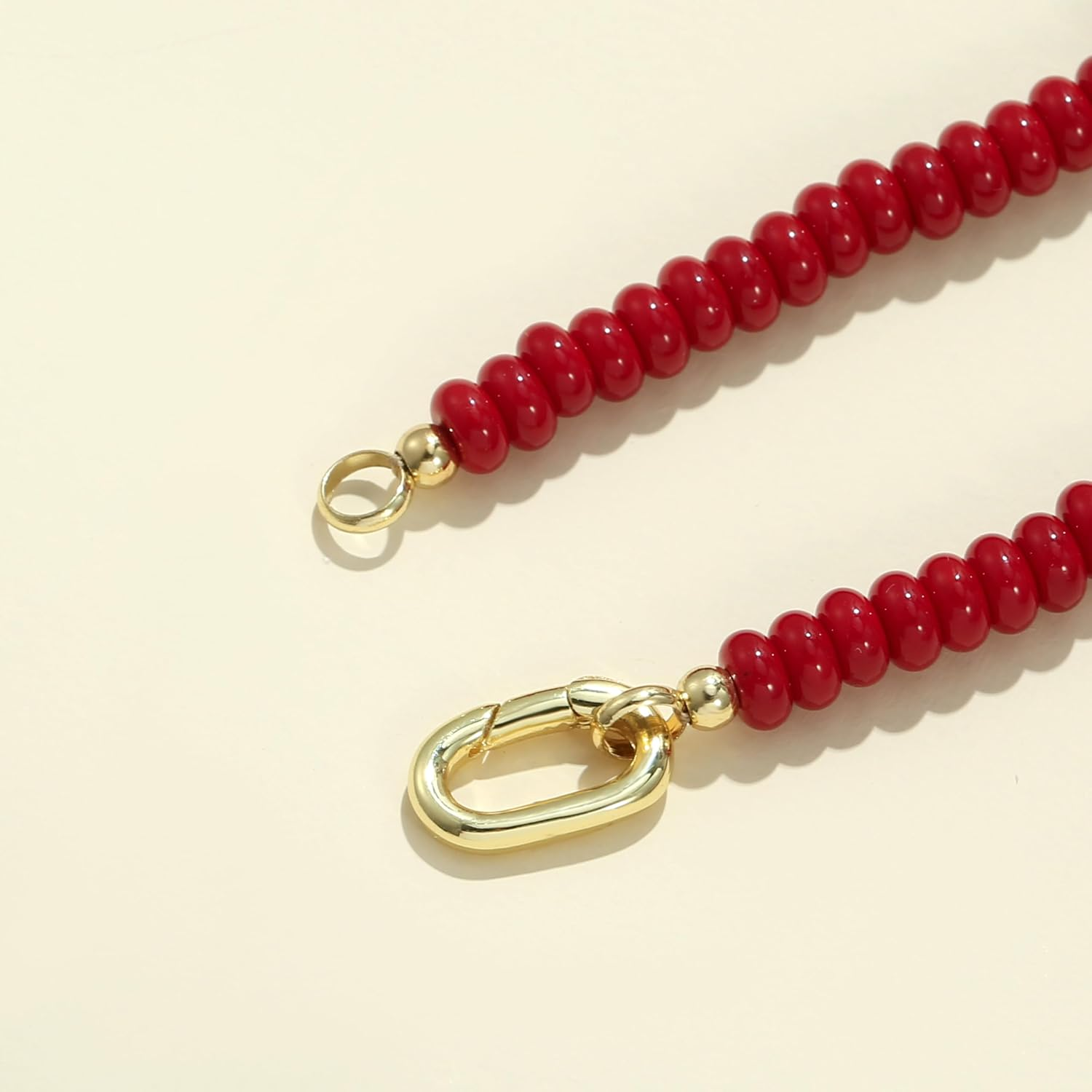 Natural Gemstone Beaded Necklace — A Bold Glow at Your Collarbone