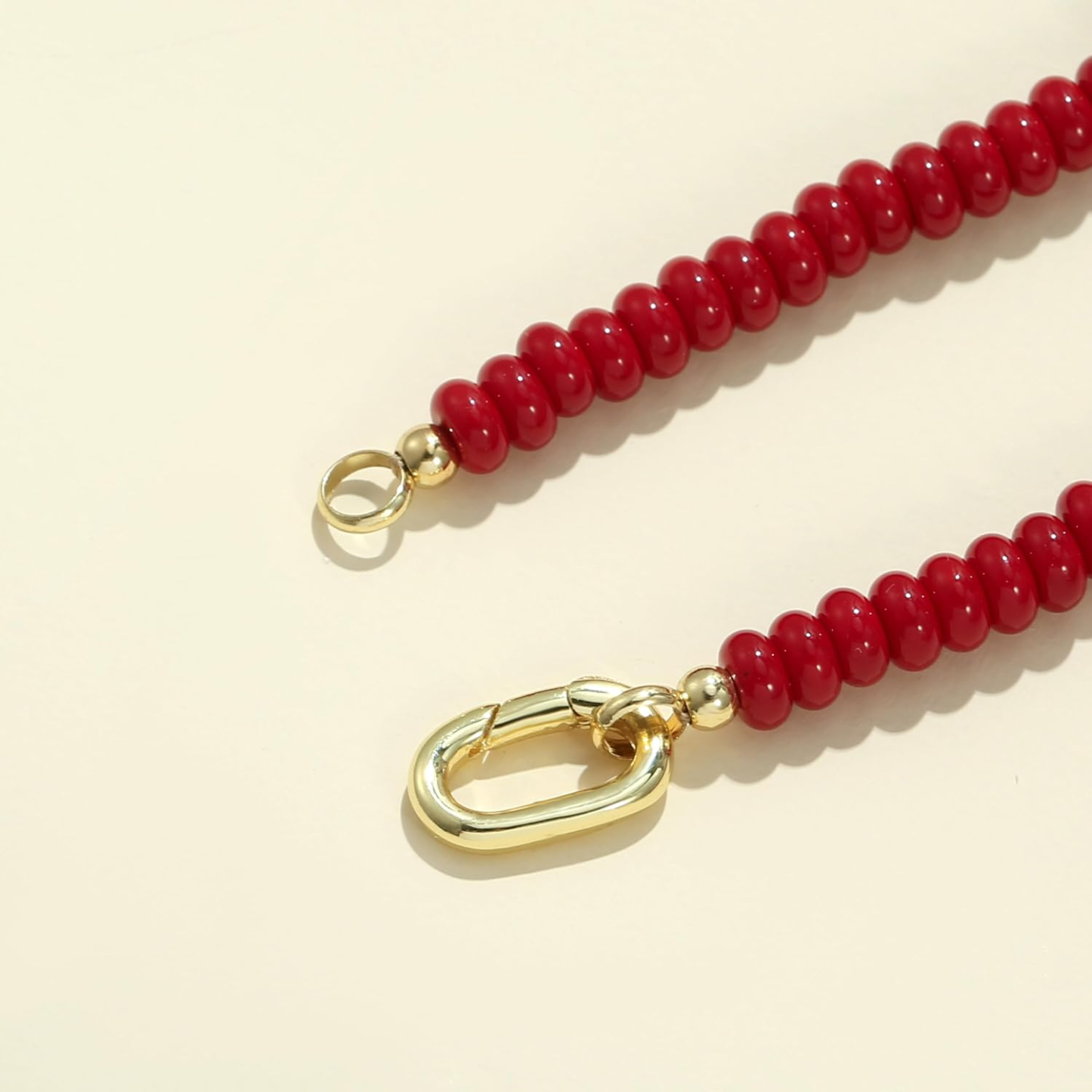 Natural Gemstone Beaded Necklace — A Bold Glow at Your Collarbone