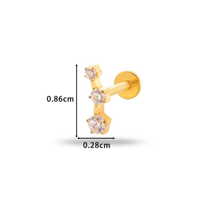 Trio Climber Labret (1 PC)