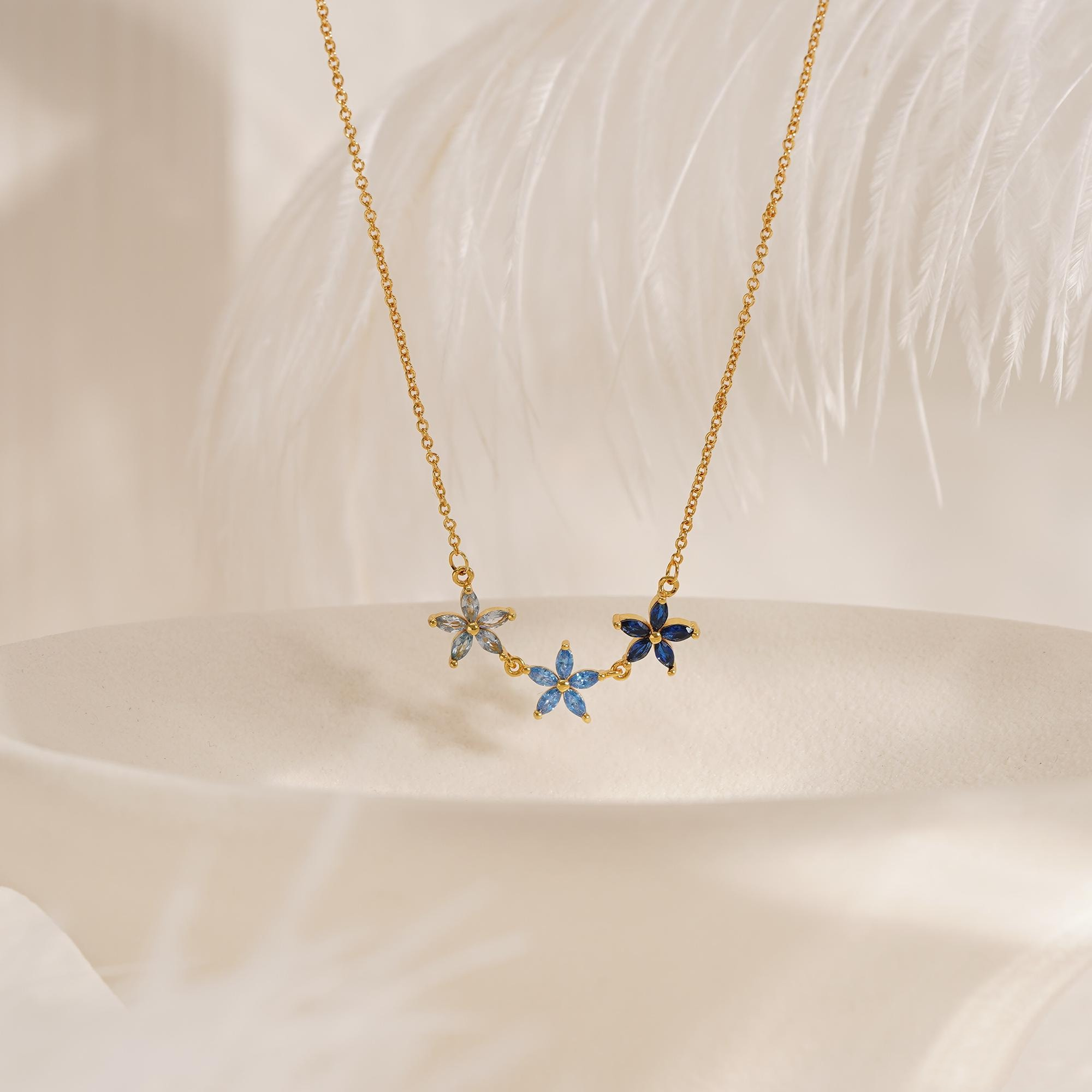 Personalized Family Birthstone Necklace–Forever in Bloom