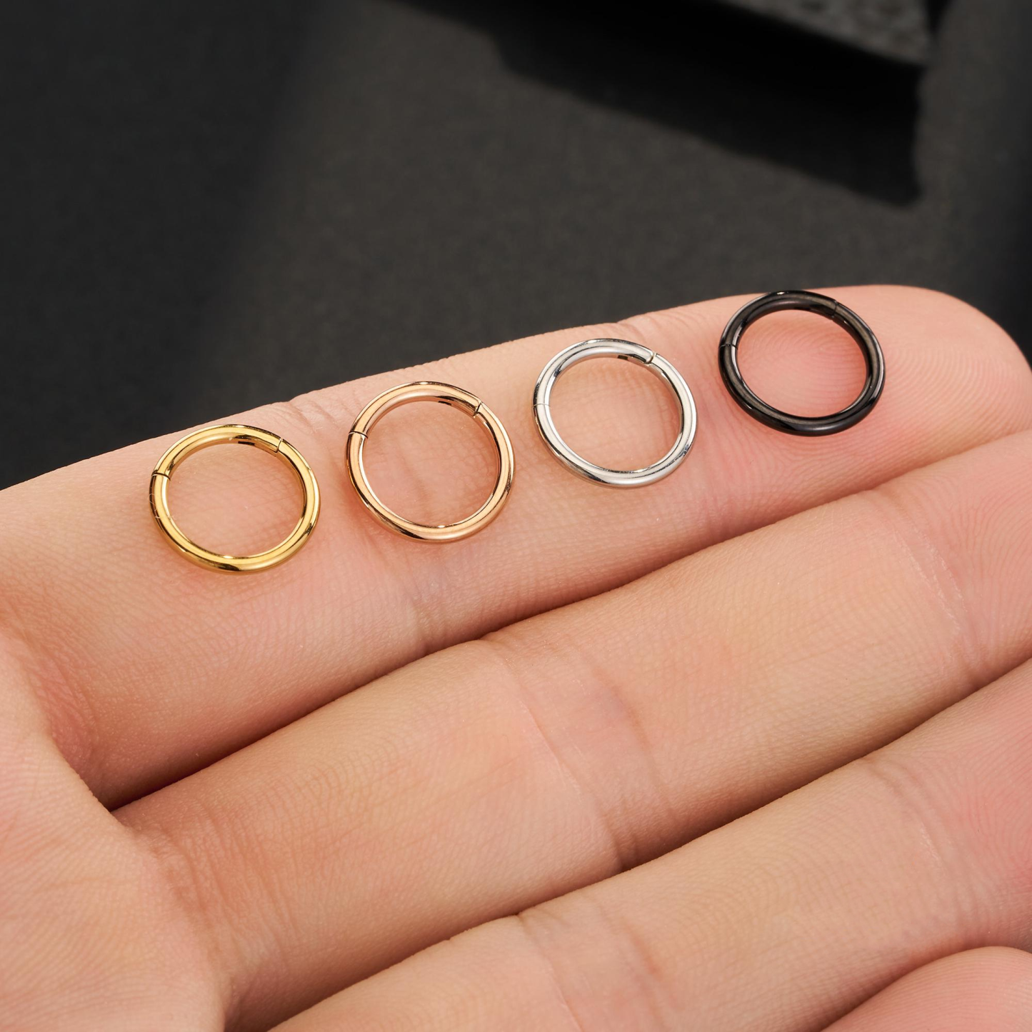 Minimalist Snake Bite Lip Rings — Subtle Edge, Bold Energy
