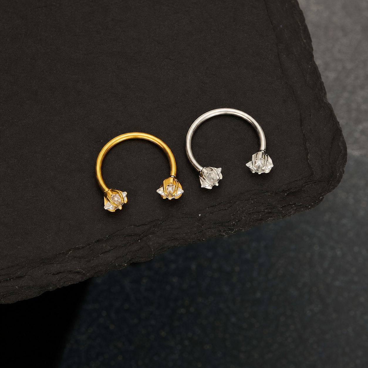 Star Horseshoe Earrings— A Tiny Star for Everyday Magic