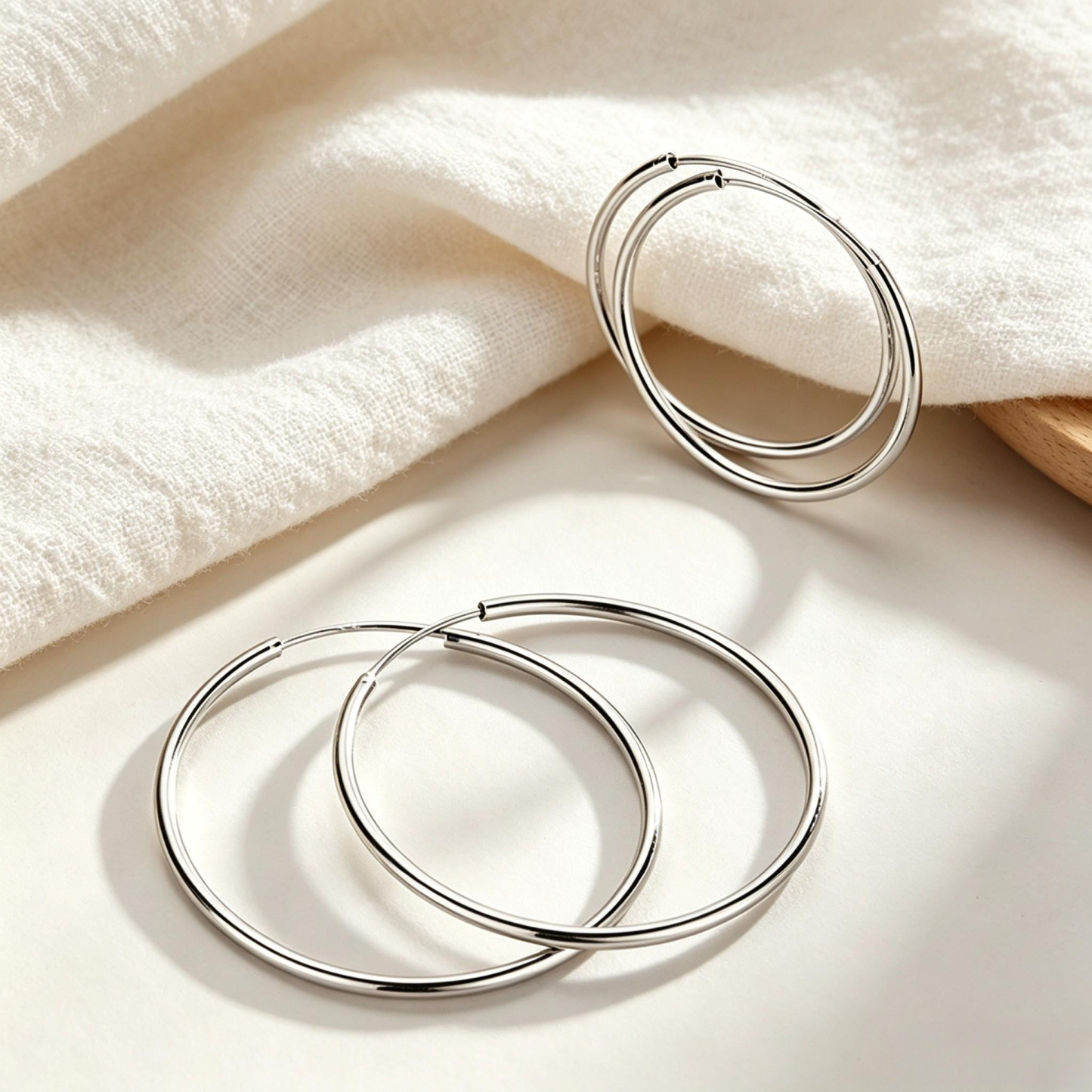 Large Hoop Earrings — Effortless Shine with a Bold Feel