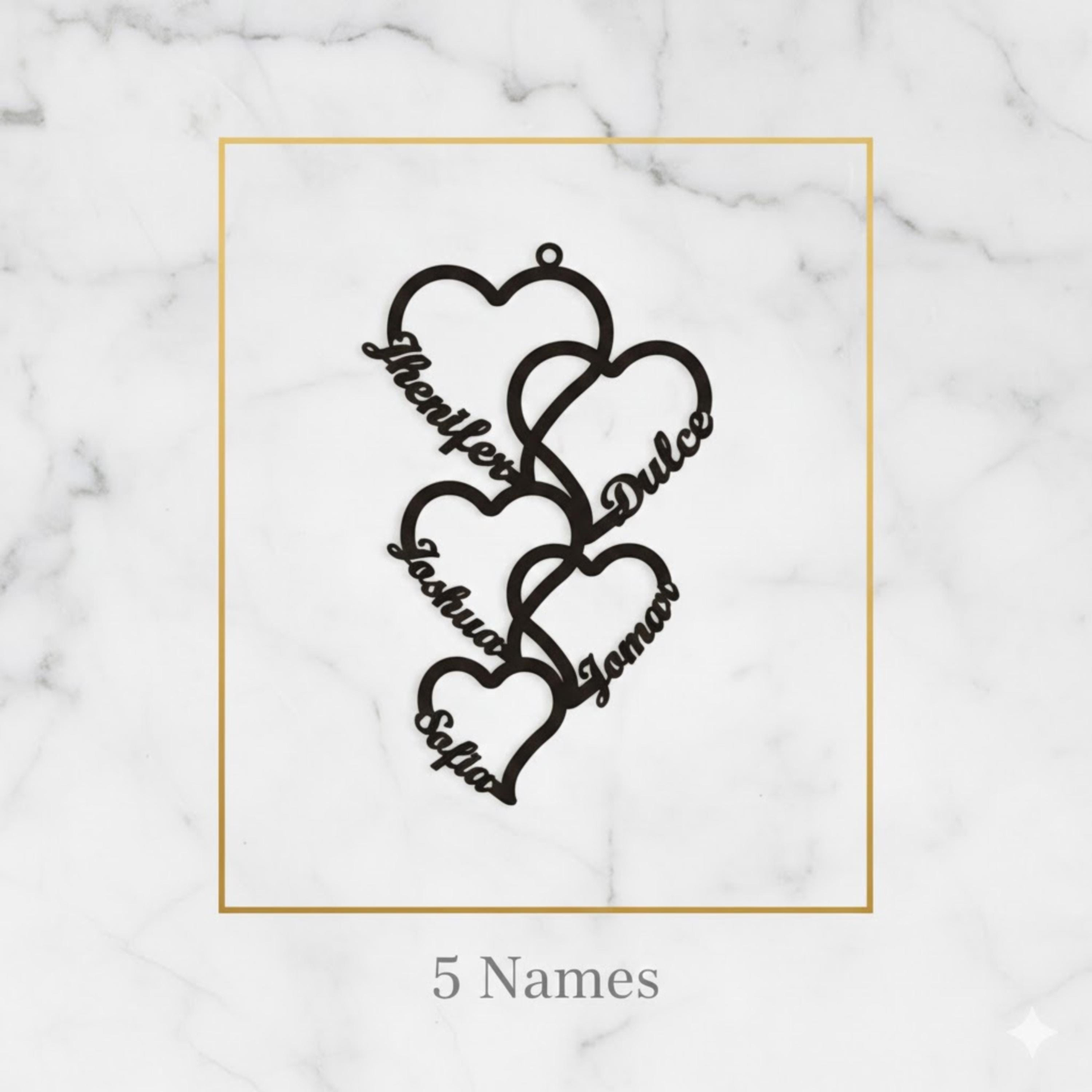 Personalized Family Necklace for Mom