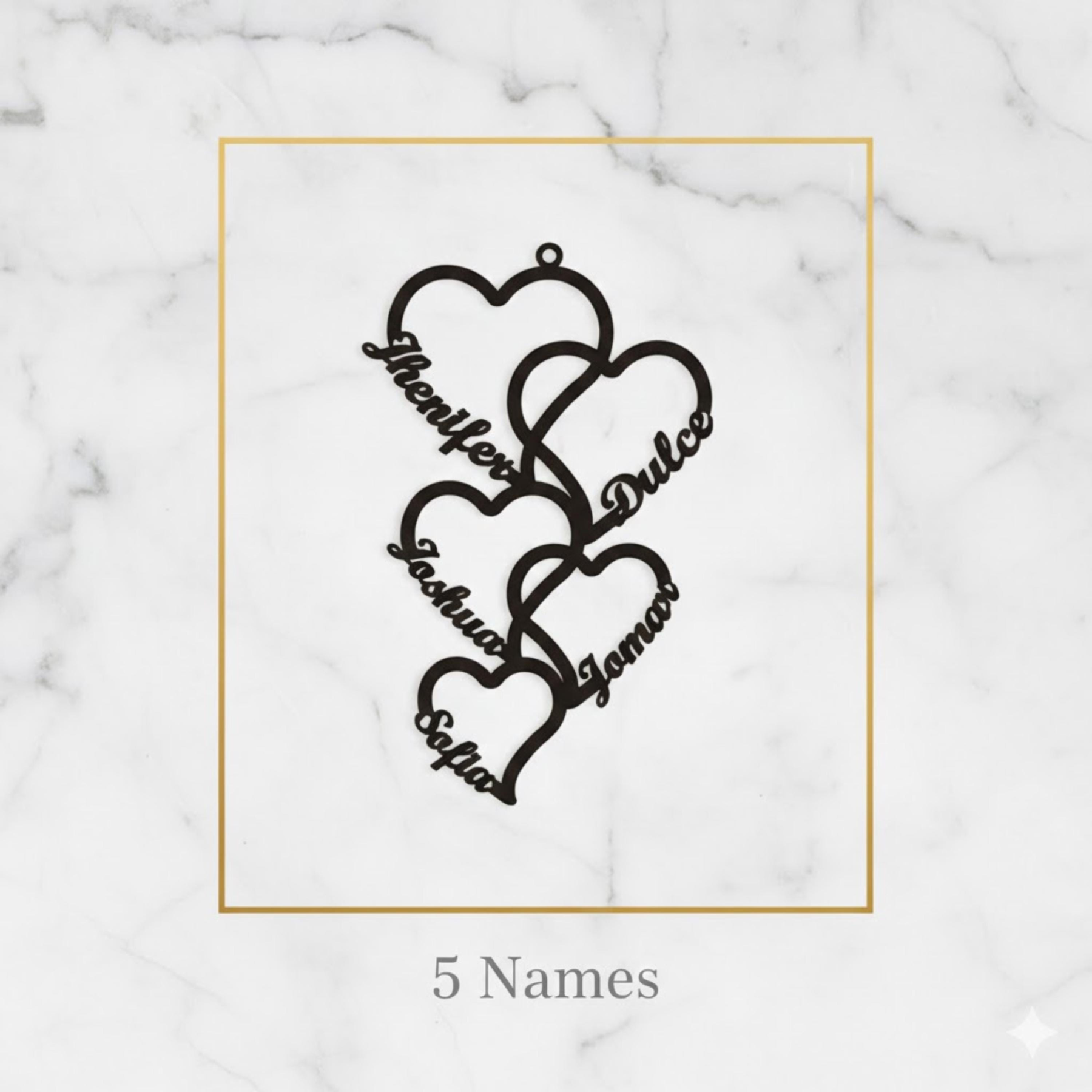 Personalized Family Necklace for Mom