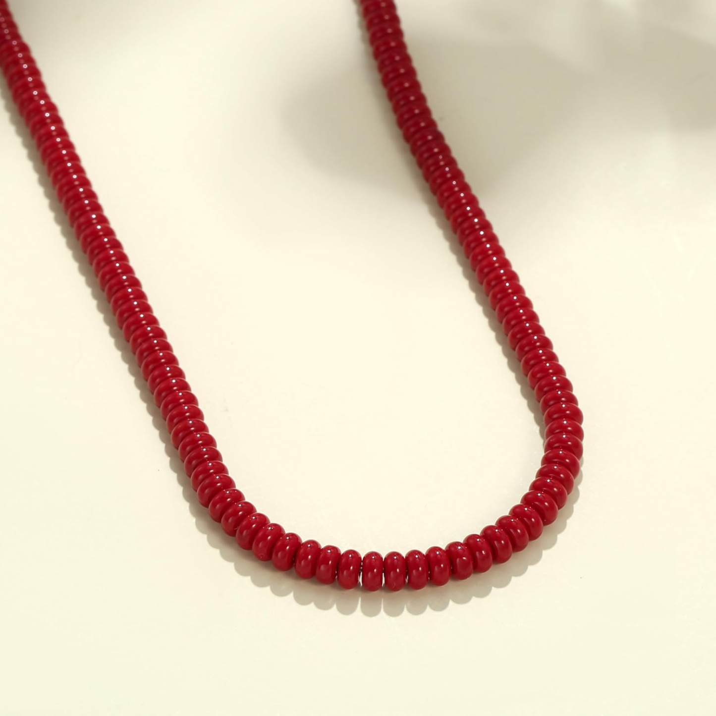 Natural Gemstone Beaded Necklace — A Bold Glow at Your Collarbone
