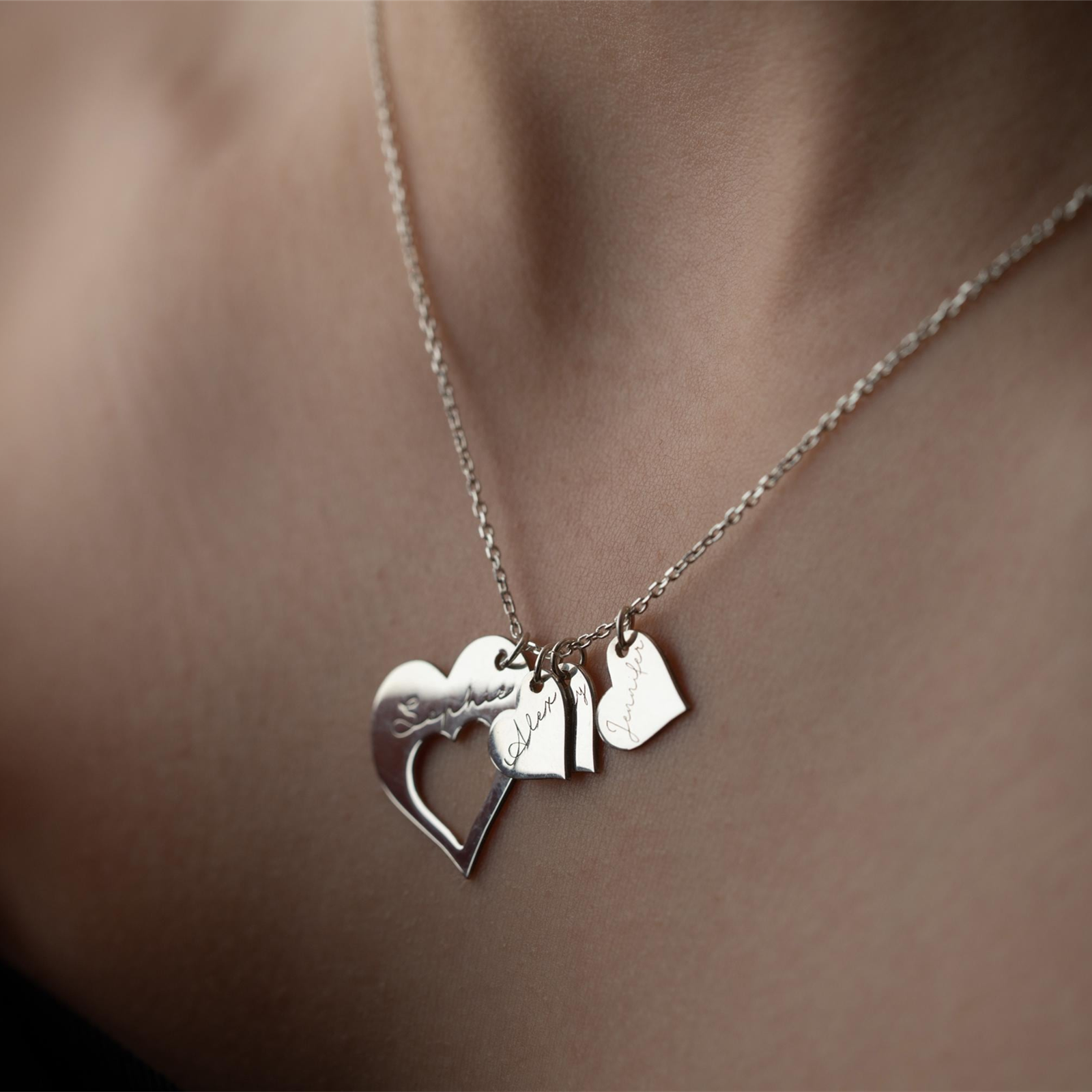 Family Heart Necklace