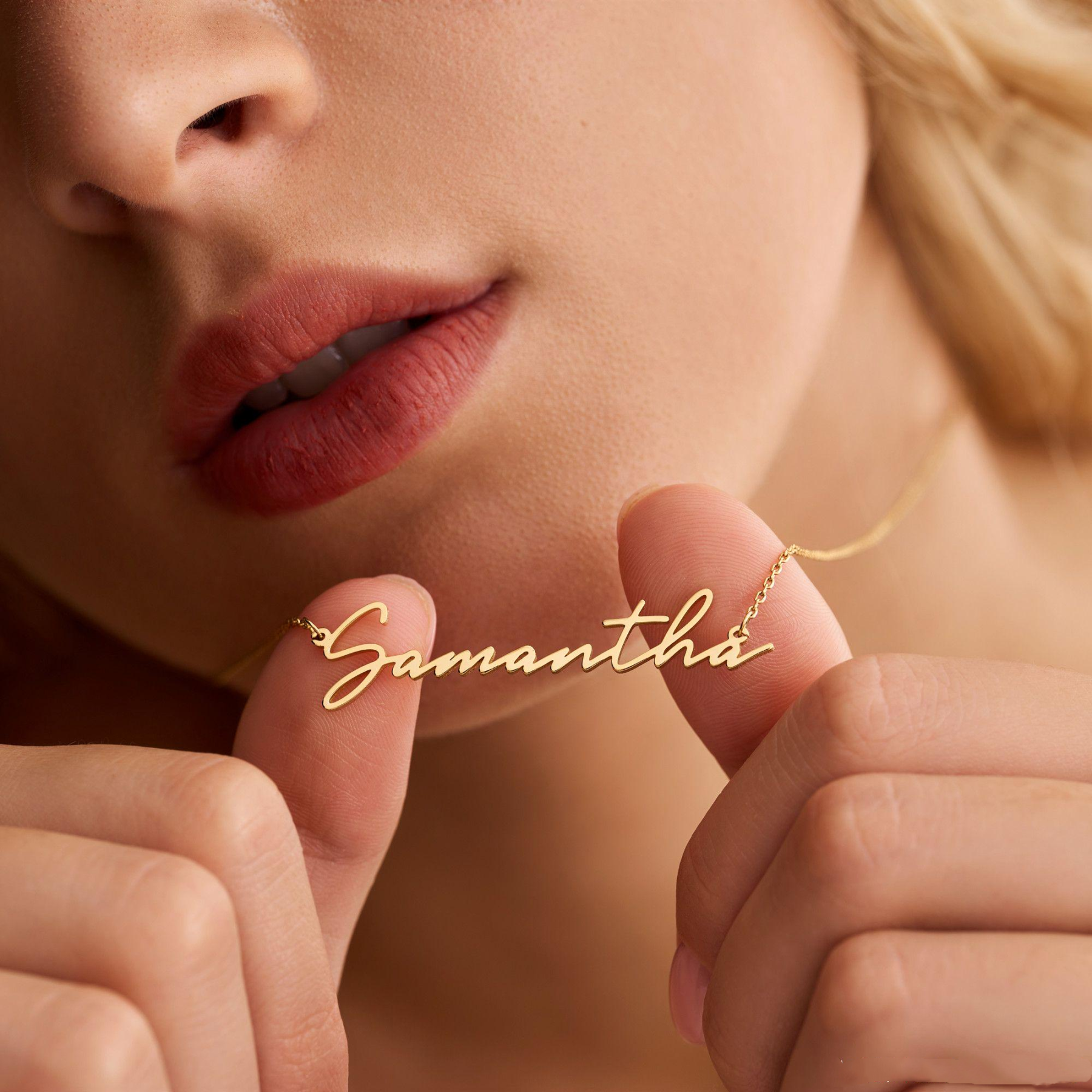 Personalized Minimalist Name Necklace