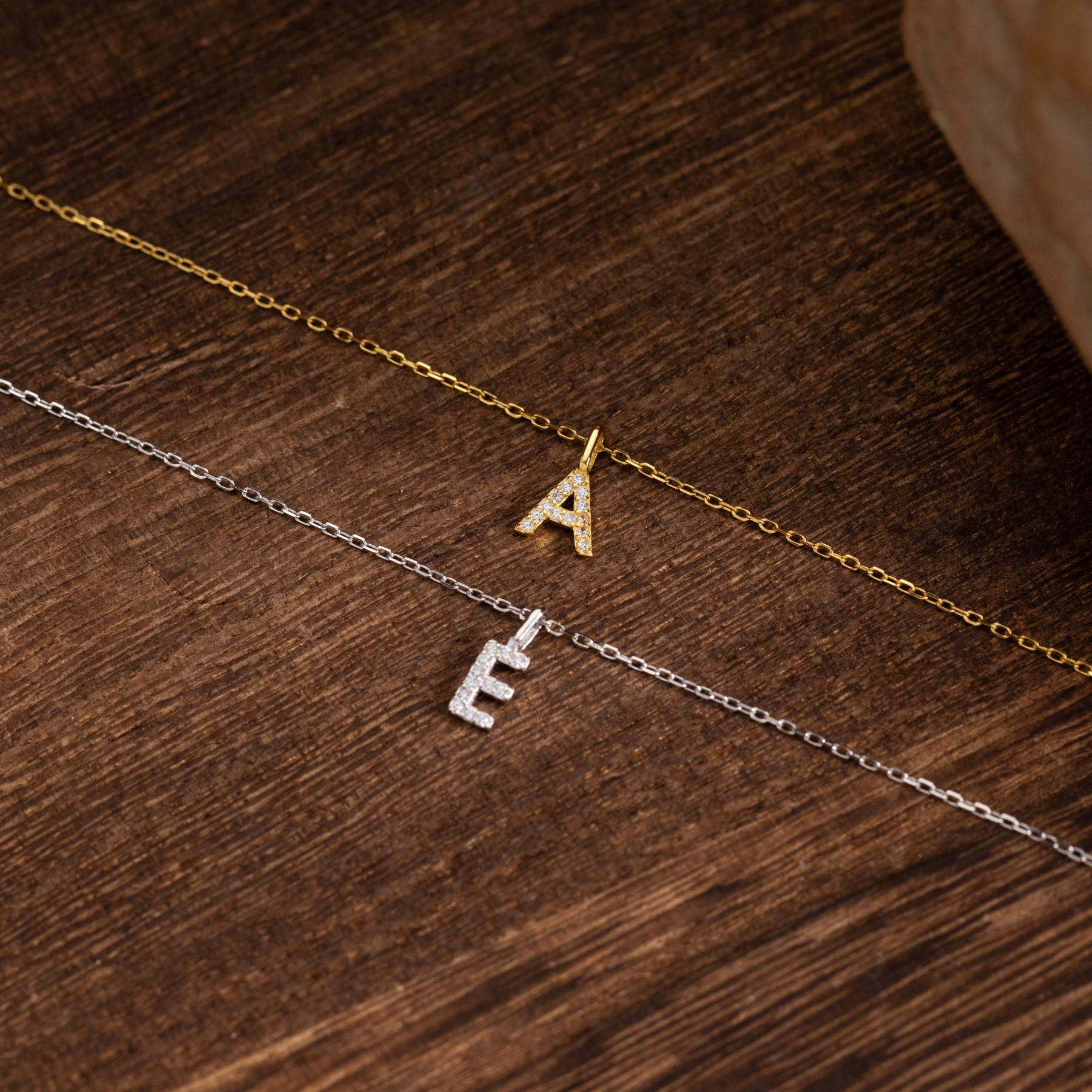 Minimalist Diamond Initial Necklace – A Little Sparkle, A Lot of Meaning