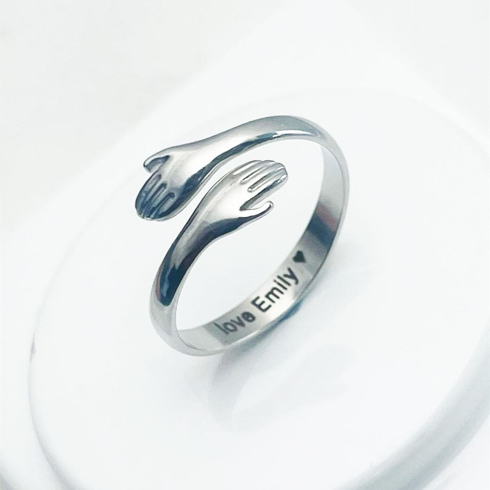 Personalised Hug Ring