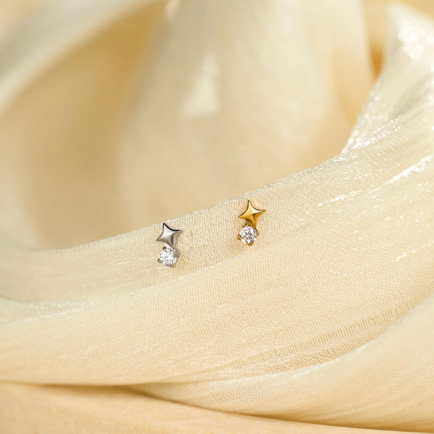 Tiny Star Labret Stud Earring(1 PC)