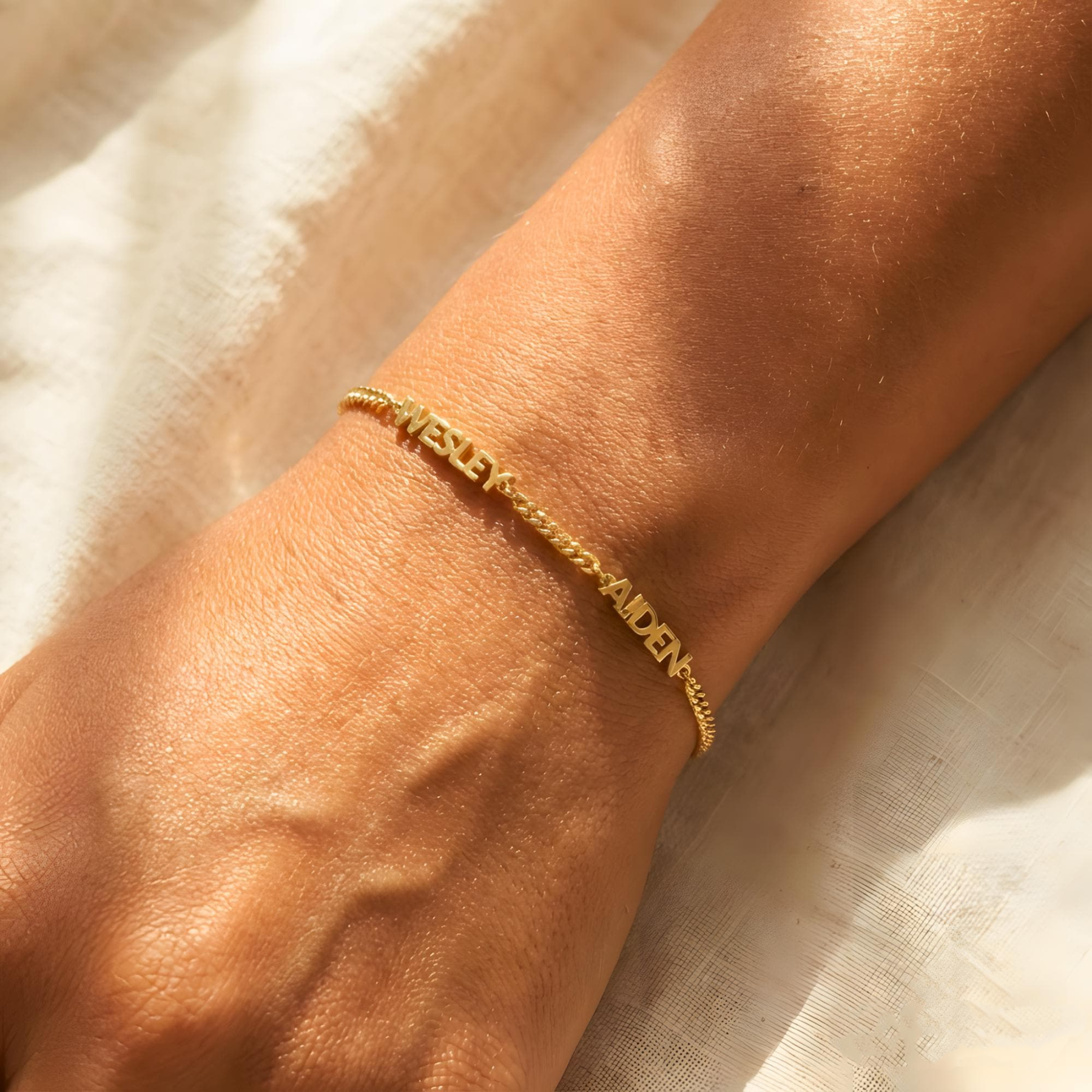 Personalized Multiple Name Bracelet