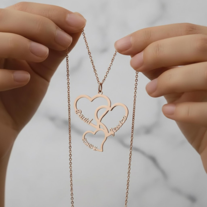 Personalized Family Necklace for Mom