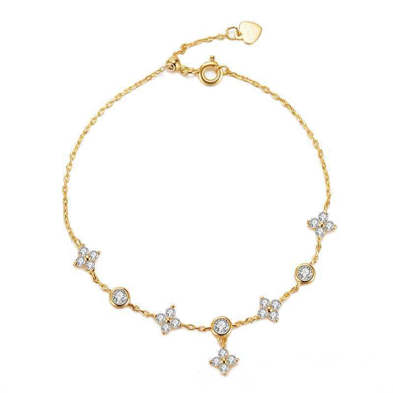Lucky Clover Anklet