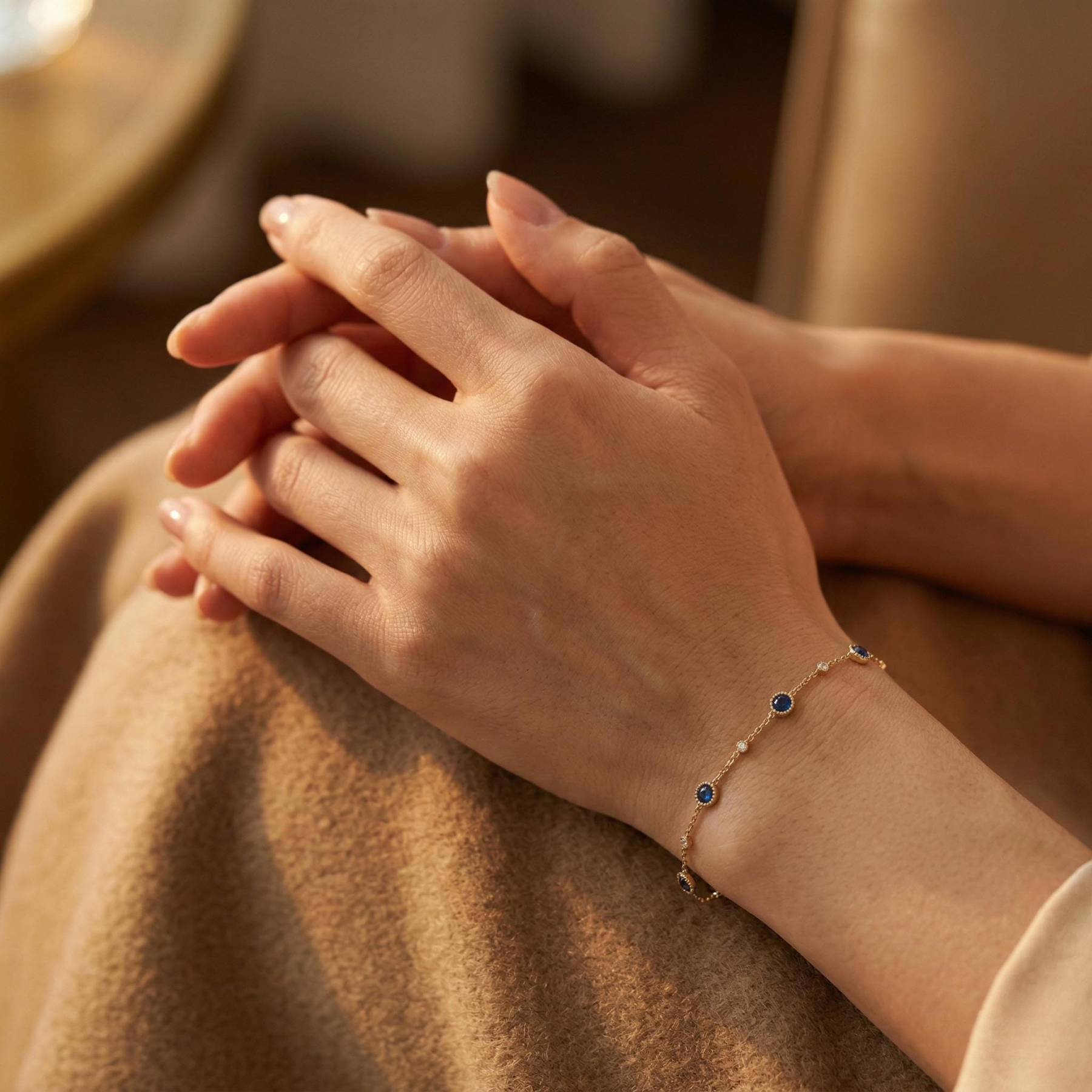 Blue Sapphire Bracelet 