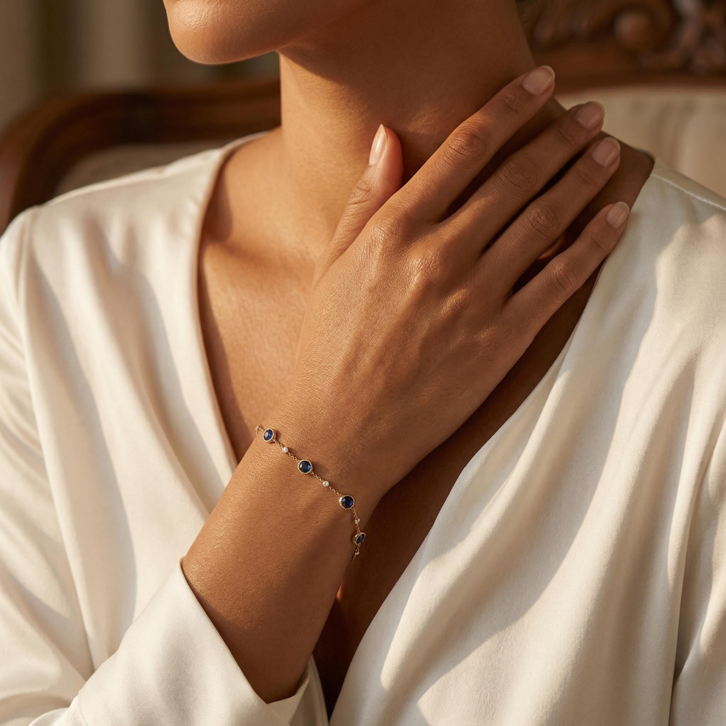 Blue Sapphire Bracelet 