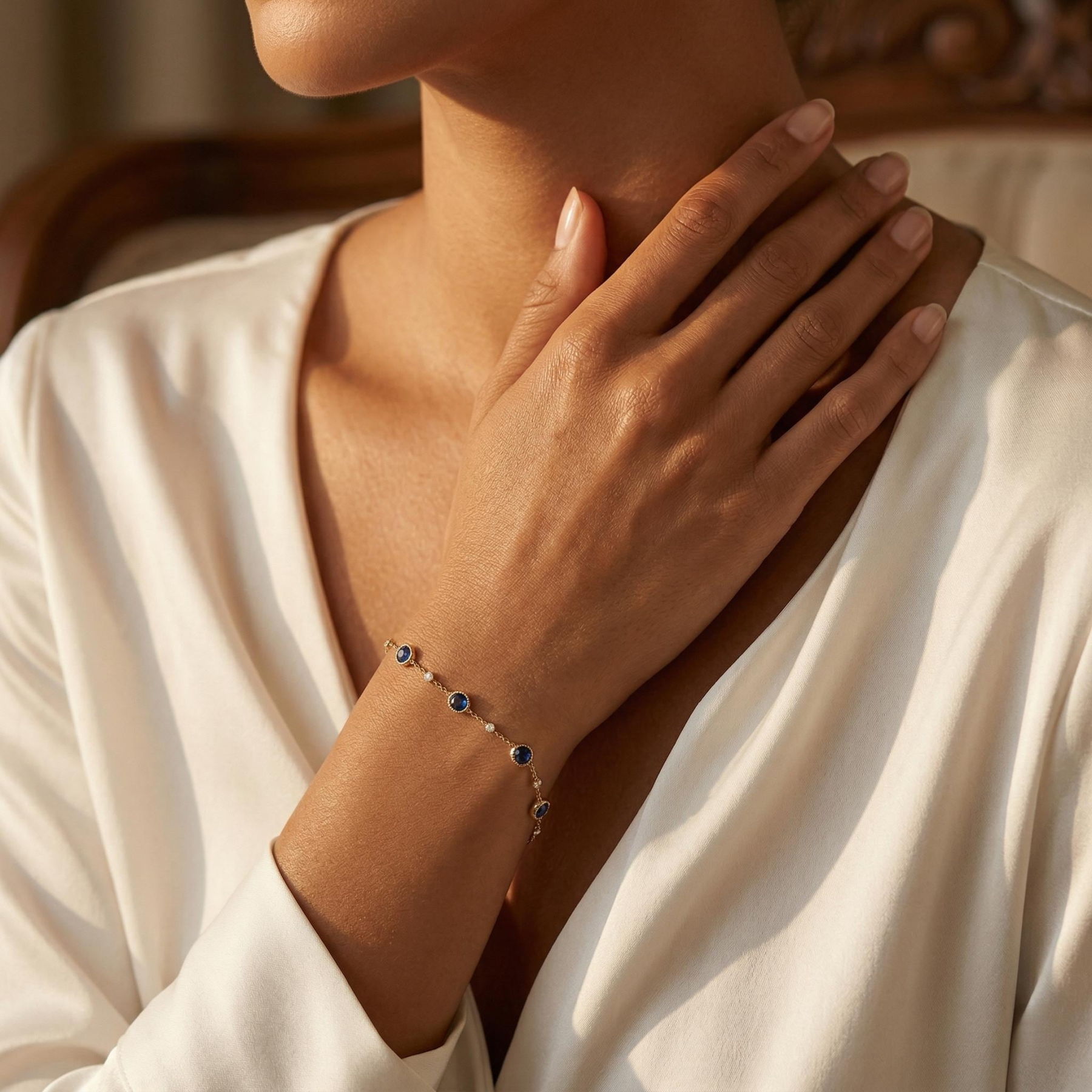 Blue Sapphire Bracelet 