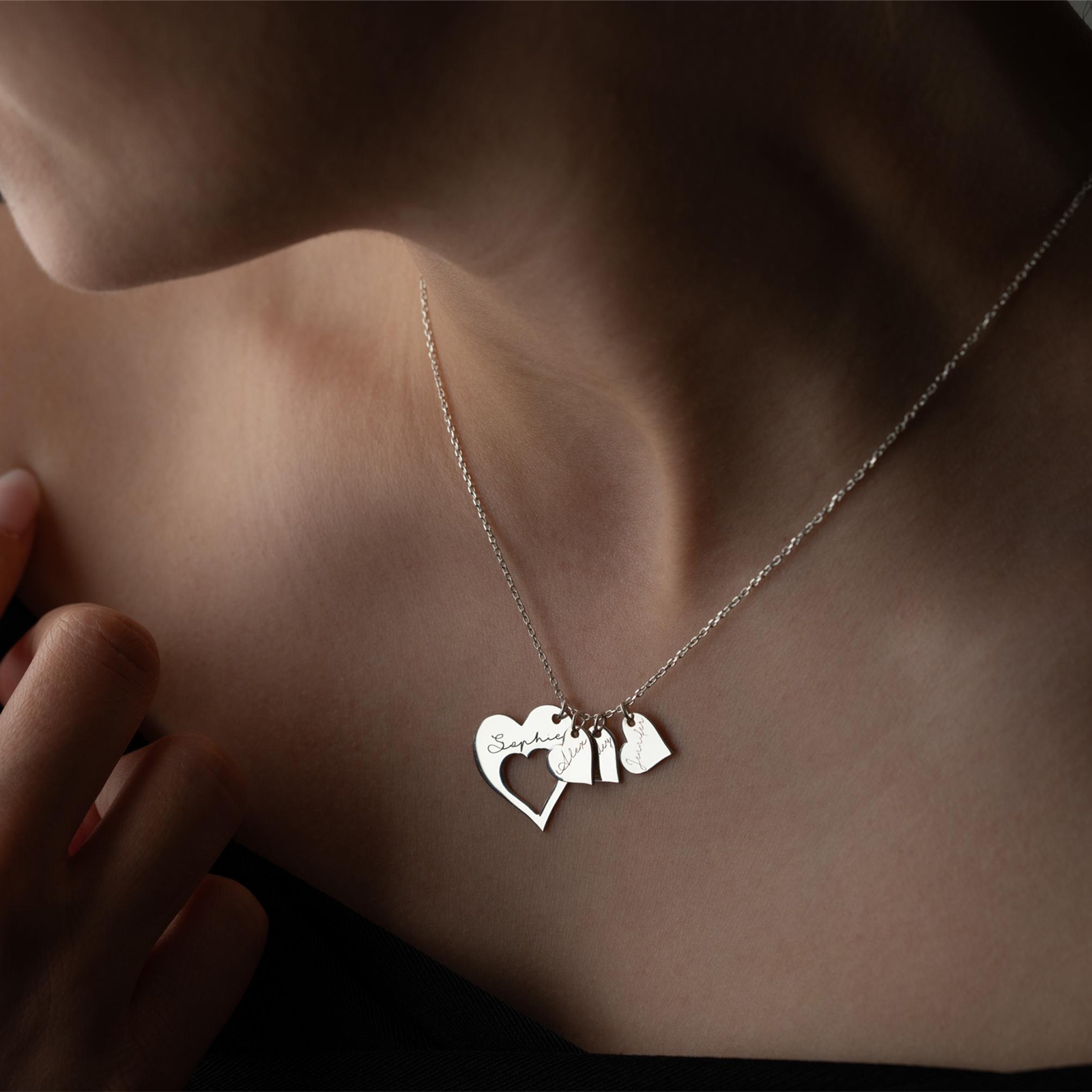 Family Heart Necklace