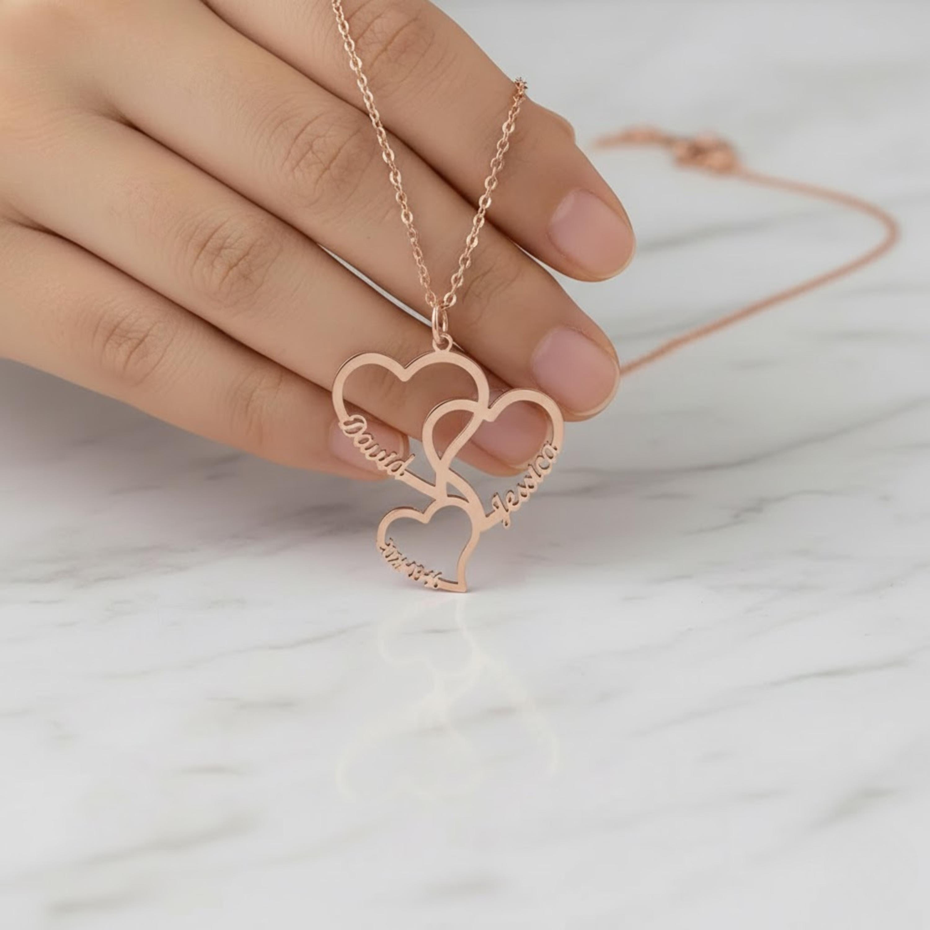 Personalized Family Necklace for Mom