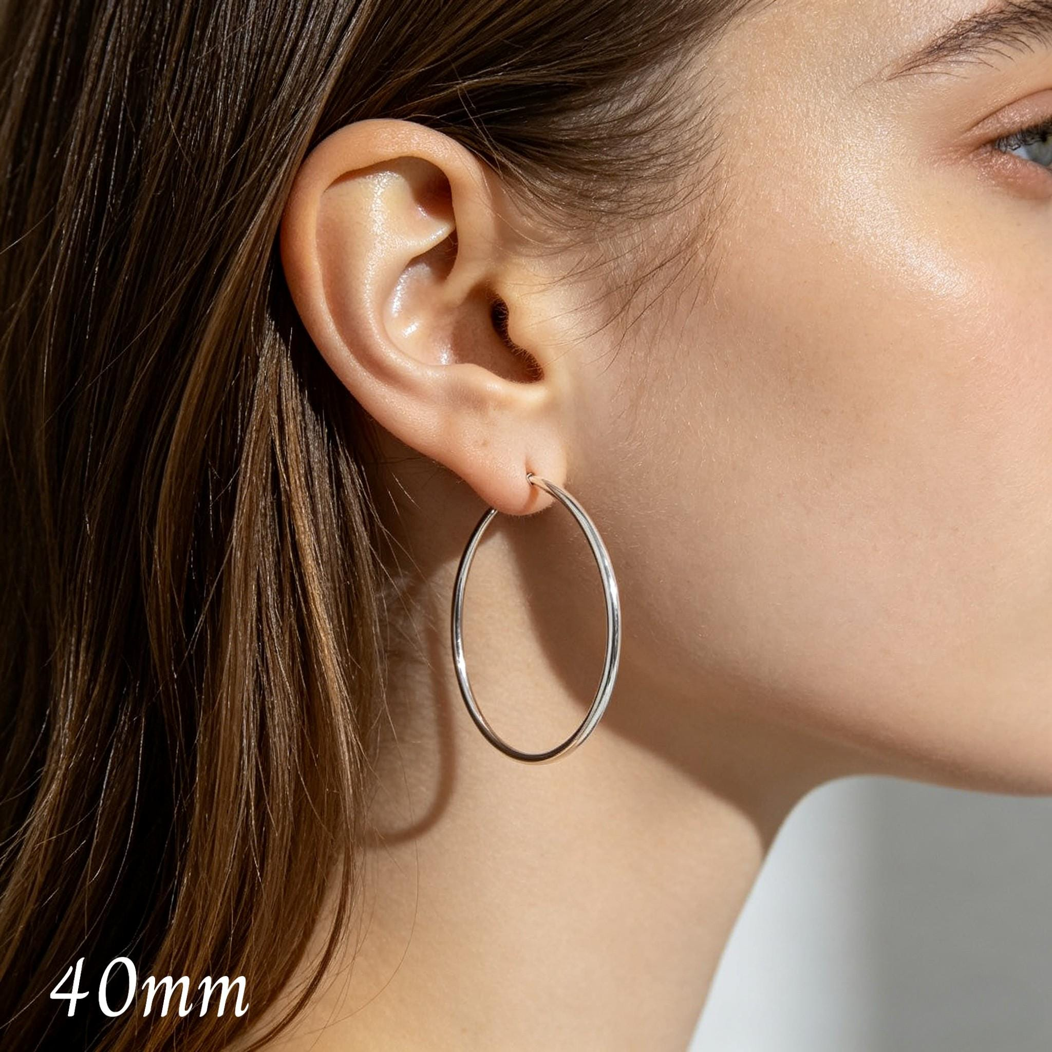 Large Hoop Earrings — Effortless Shine with a Bold Feel