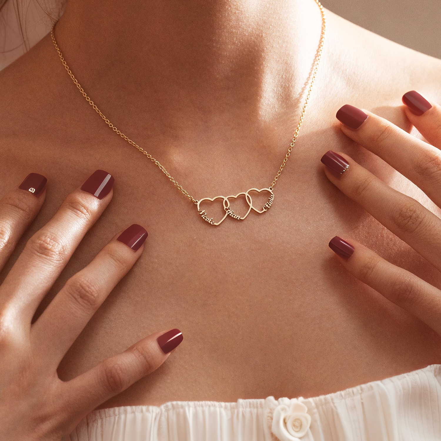 Personalized Heart Name Necklace