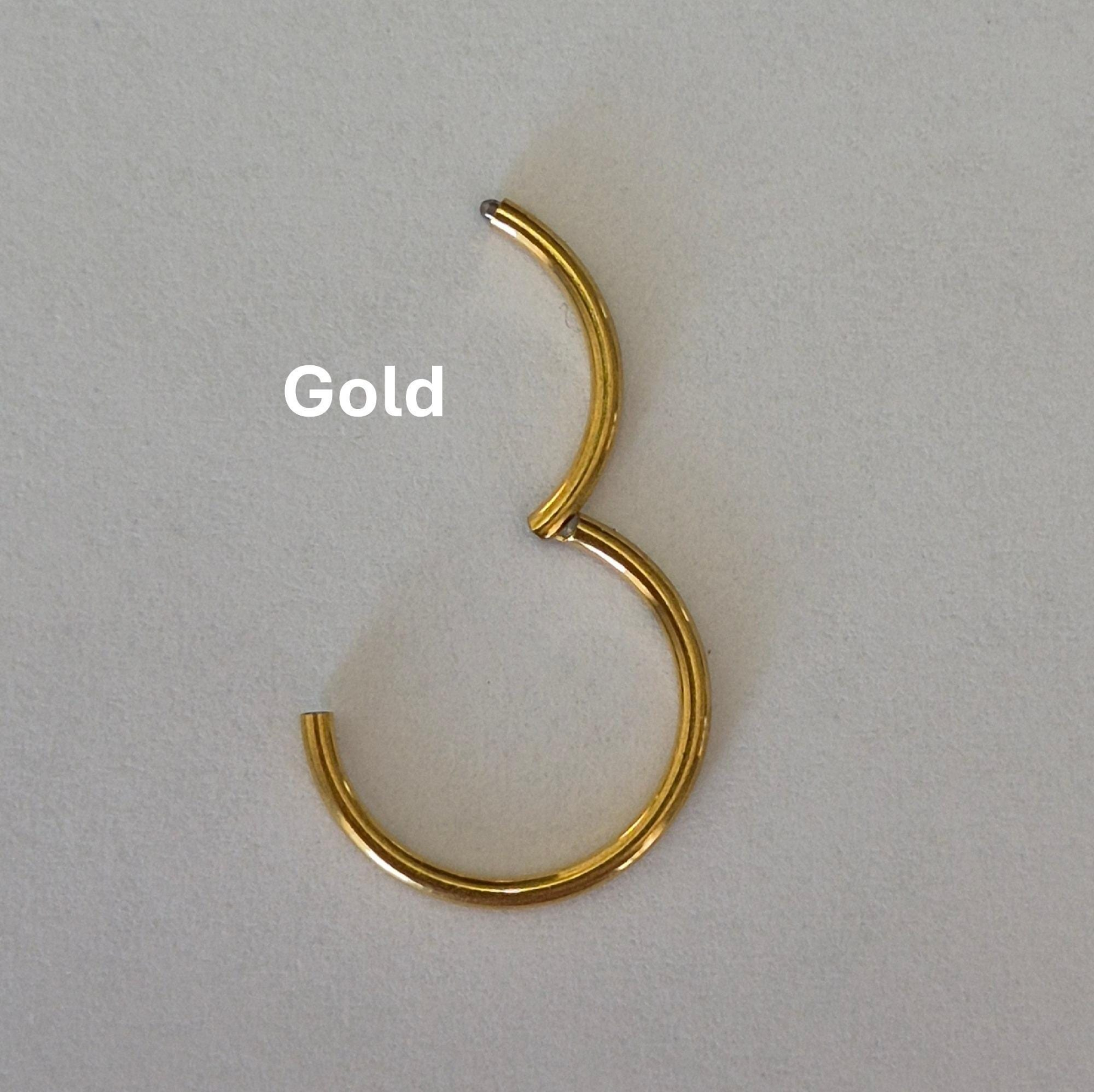 Hinged Clicker Nose Ring Earrings — Fine Lines, Endless Styling