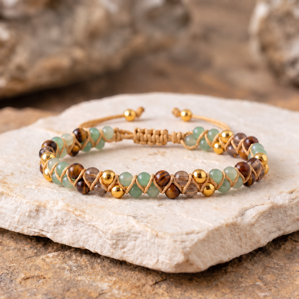 Triple Wealth Bracelet — Luck, Strength & Abundance on Your Wrist