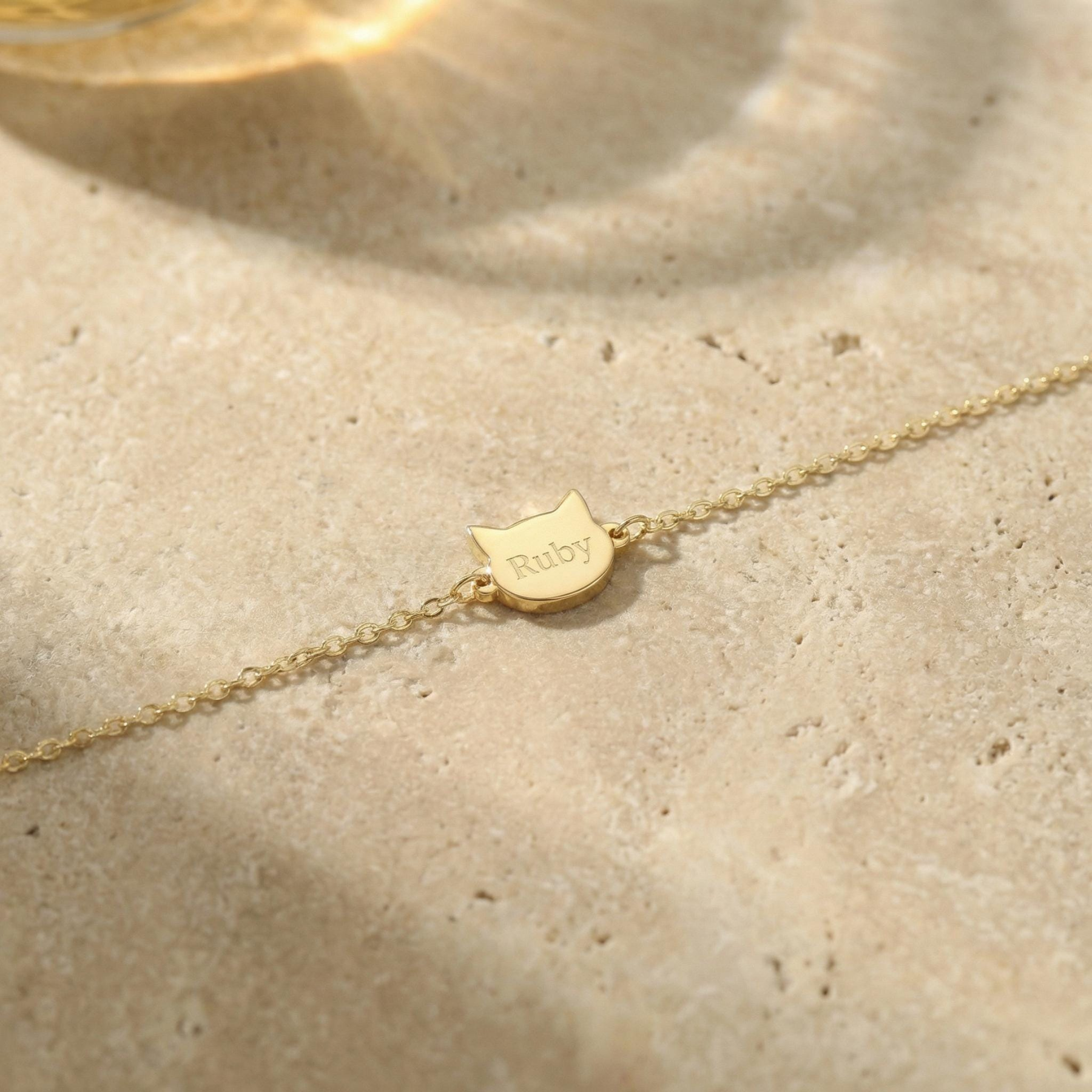 Personalized Cat Name Bracelet