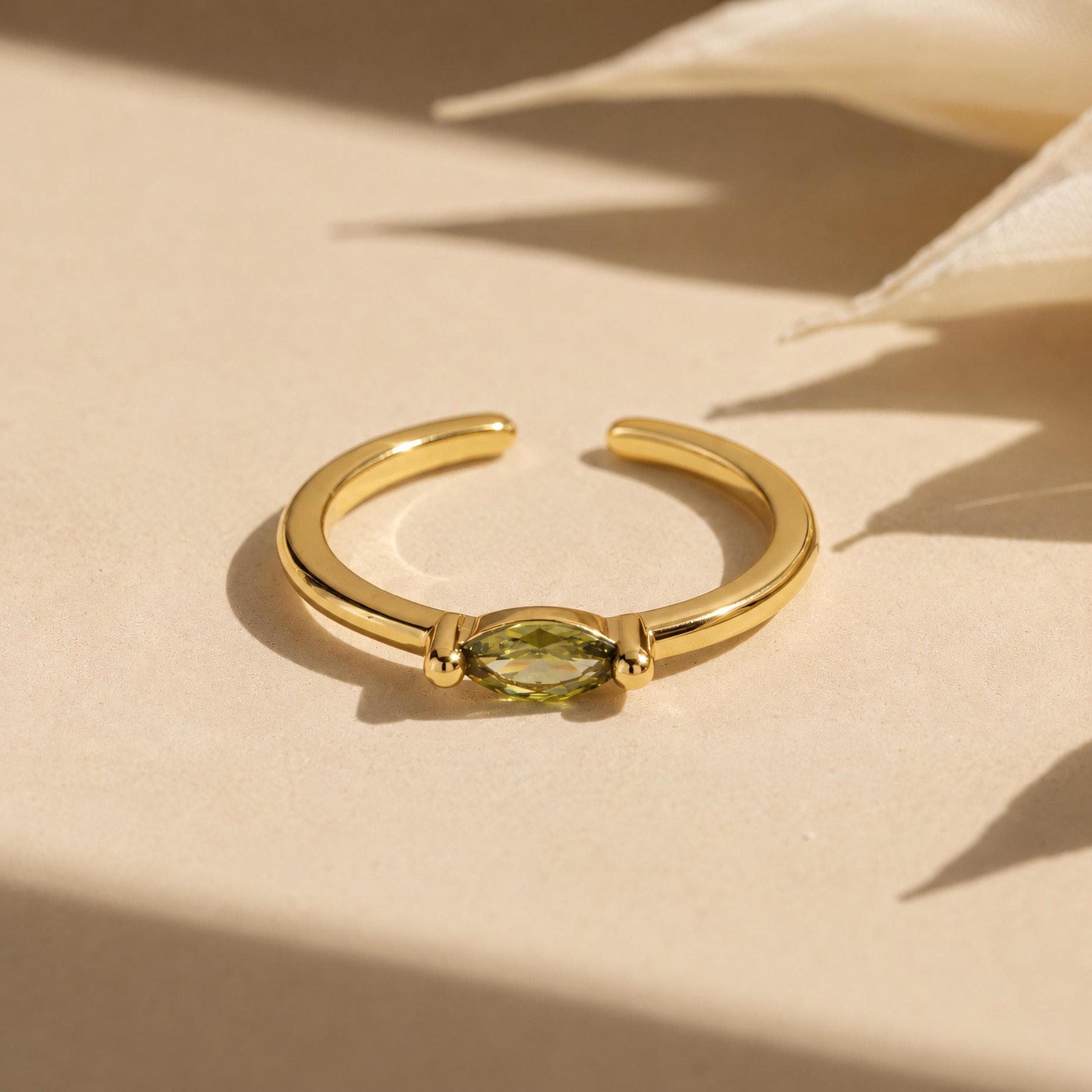 Leaf Whisper Toe Ring