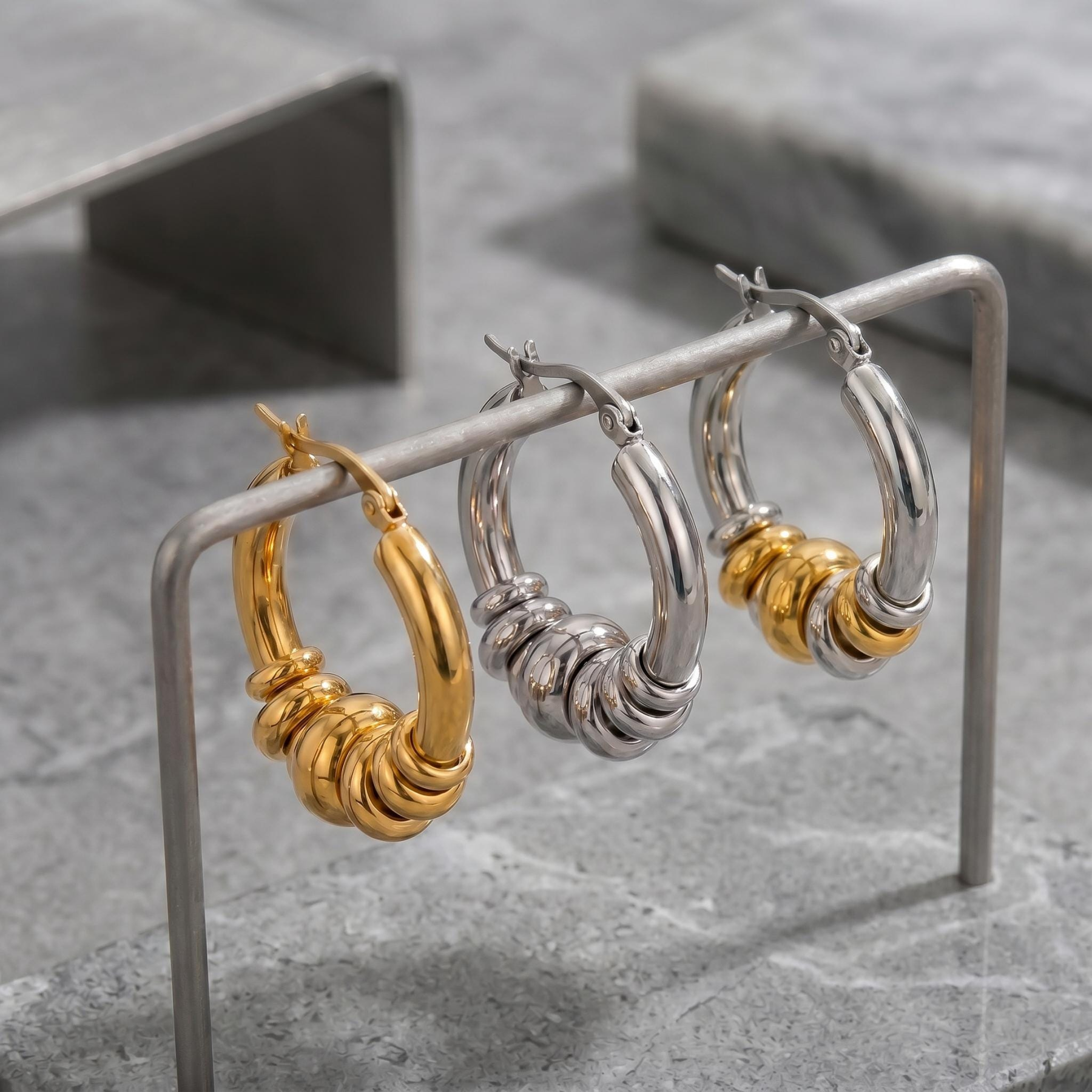 Chunky Hoop Earrings — Vintage Energy for Every Look