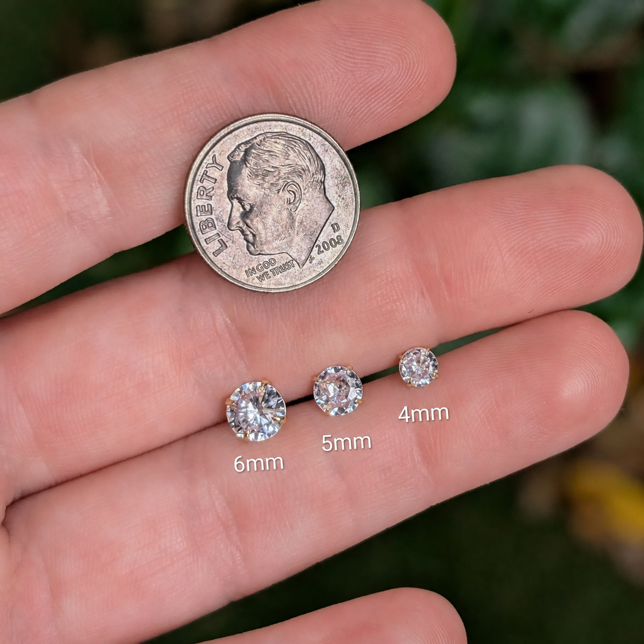Classic Moissanite Stud Earring