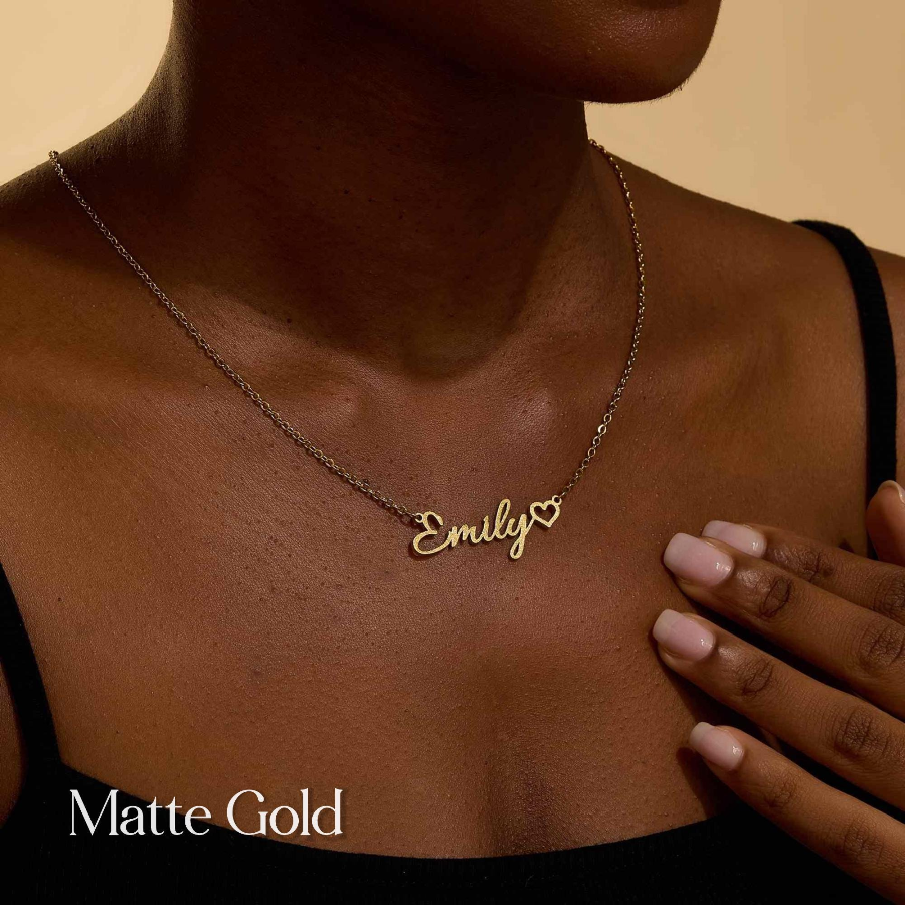 Personalized Heart Name Necklace