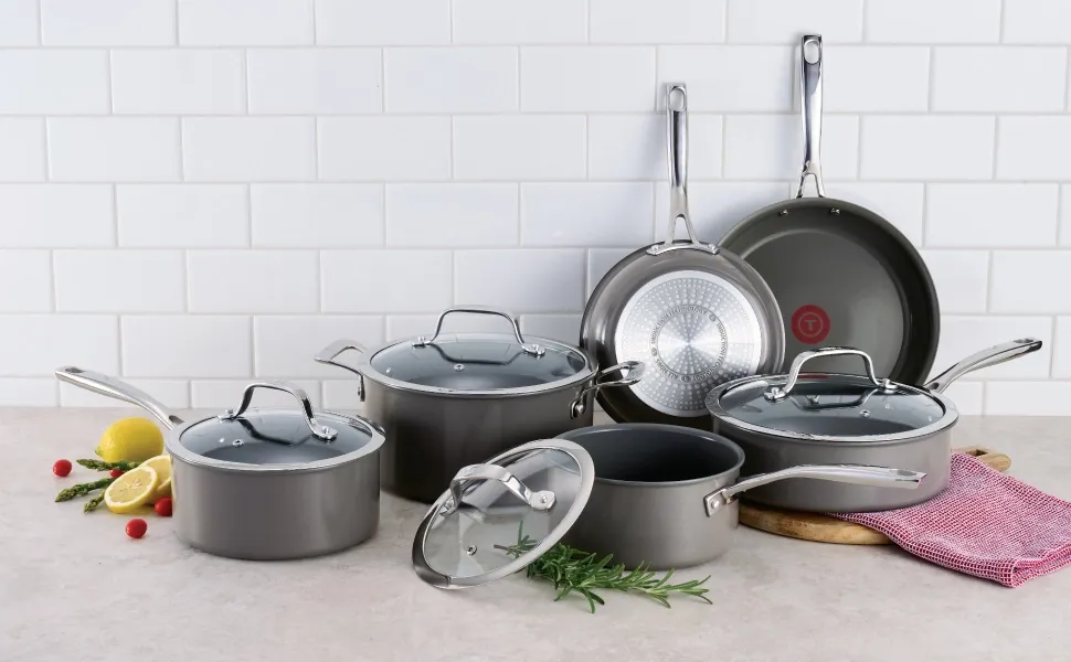 T-fthtal Excellence Ceramic Non-Stick Cookware Set, 10-piece