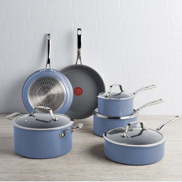T-fthtal Excellence Ceramic Non-Stick Cookware Set, 10-piece
