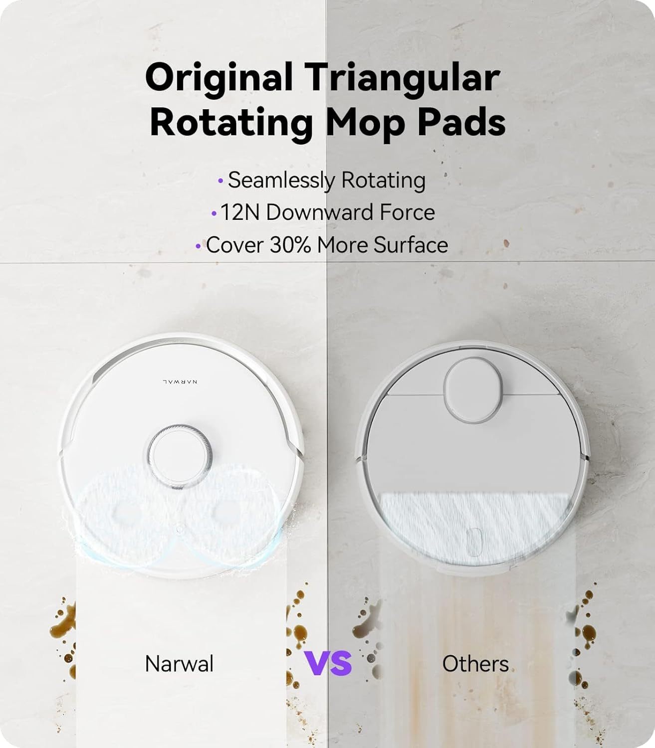 NARWAL Freo Robot Vacuum and Mop Comb