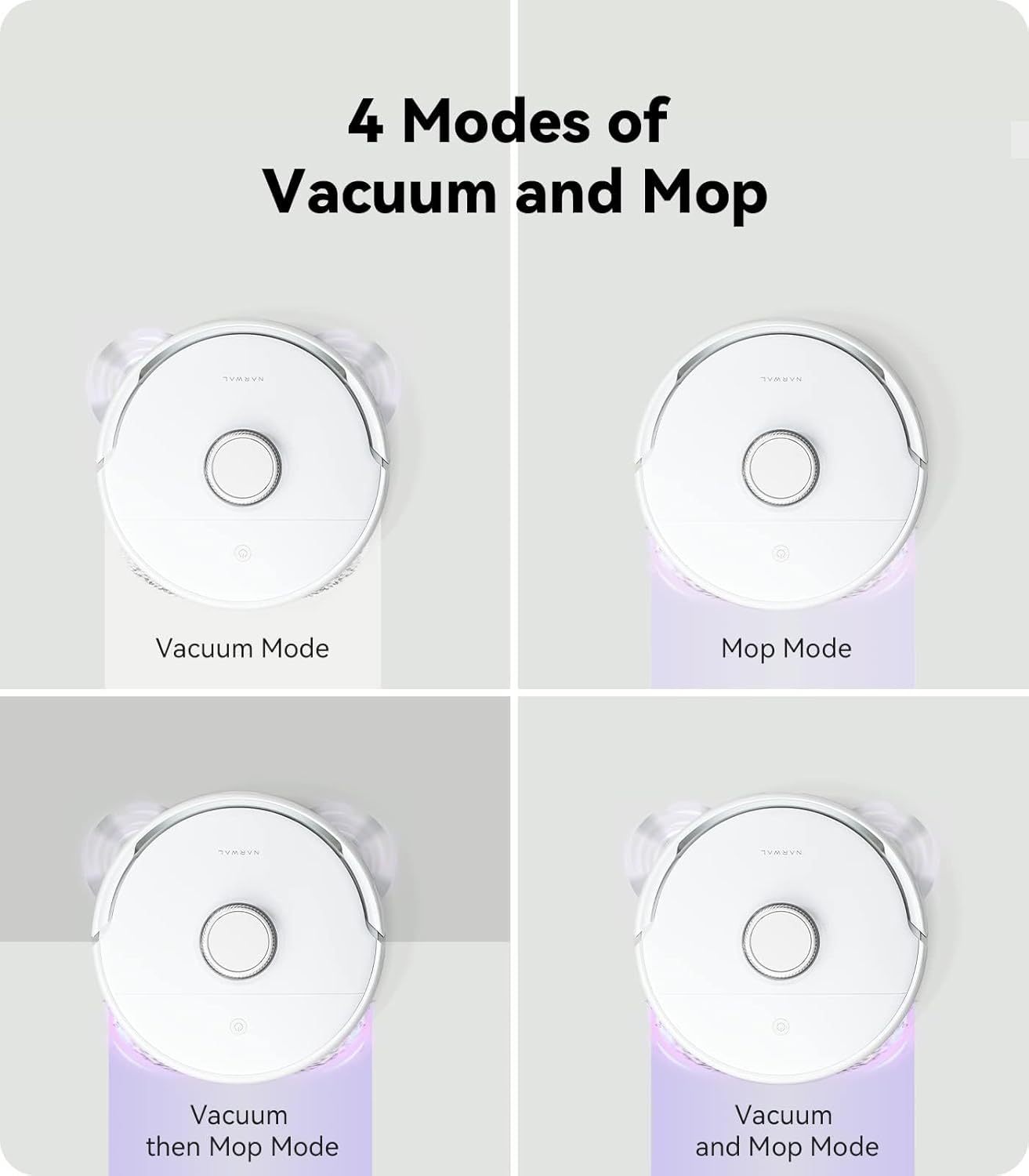 NARWAL Freo Robot Vacuum and Mop Comb