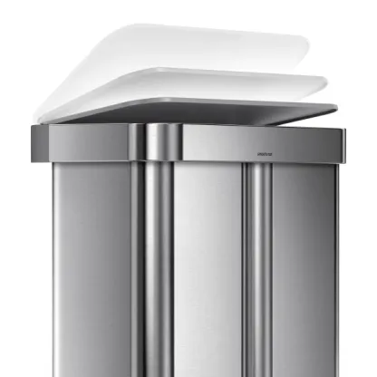 Simpleththuman 58L Dual Compartment Step Can with Plastic Lid