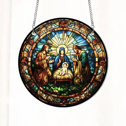Nativity Scene Suncatcher