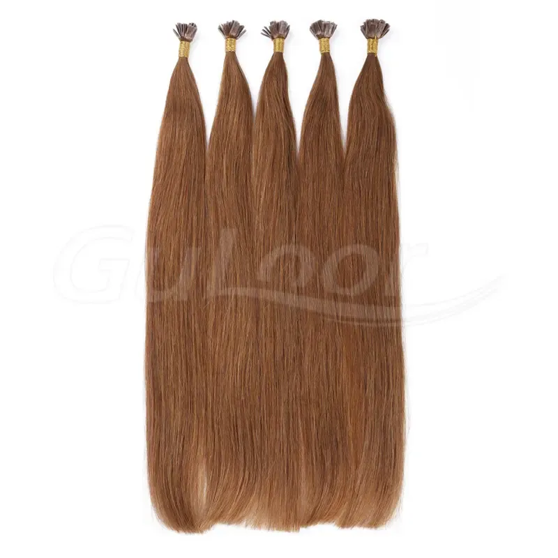 Flat Hair Wholesales 100% human Hair Extensions #8 Color