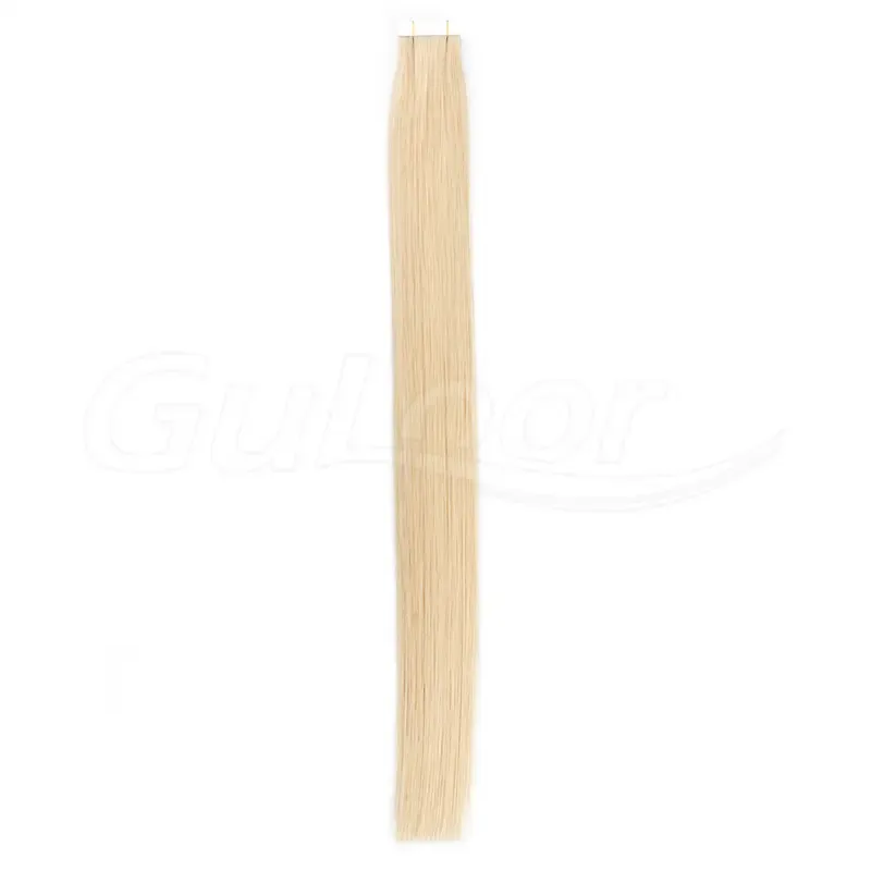 Tape In Hair Extensions Wholesales 100% human Hair Extensions #613 Color