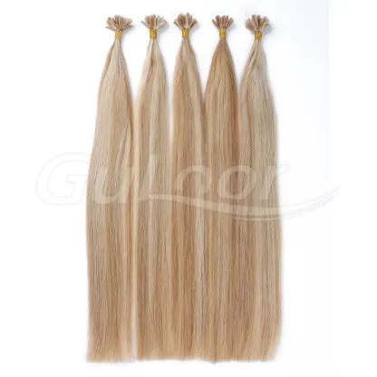 U Tip Hair Wholesales 100% human Hair Extensions #P27/613 Color