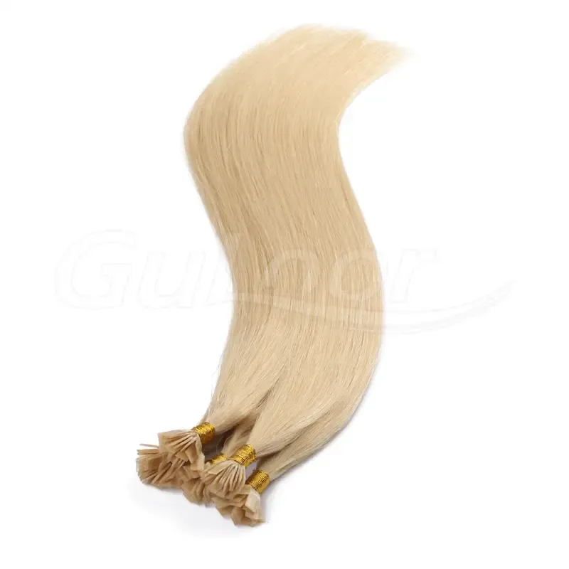 Flat Hair Wholesales 100% human Hair Extensions #613 Color