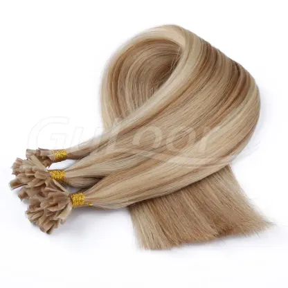 U Tip Hair Wholesales 100% human Hair Extensions #P27/613 Color