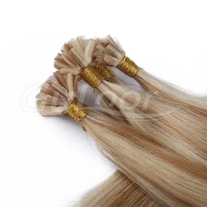 U Tip Hair Wholesales 100% human Hair Extensions #P27/613 Color