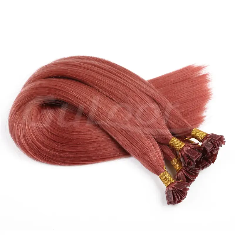 Flat Hair Wholesales 100% human Hair Extensions #35 Color