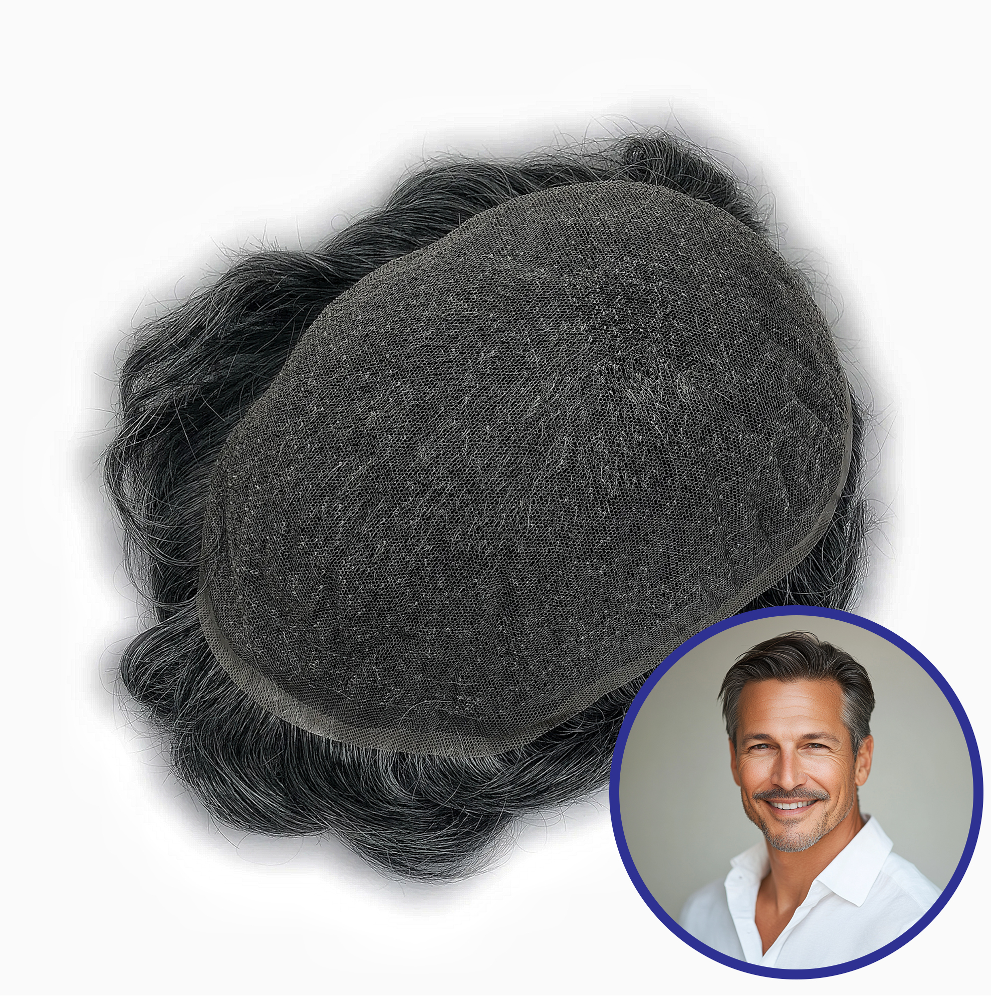 Wholesale Men Toupee #150 | Swiss Lace Hair Systems   | Guloor Hair