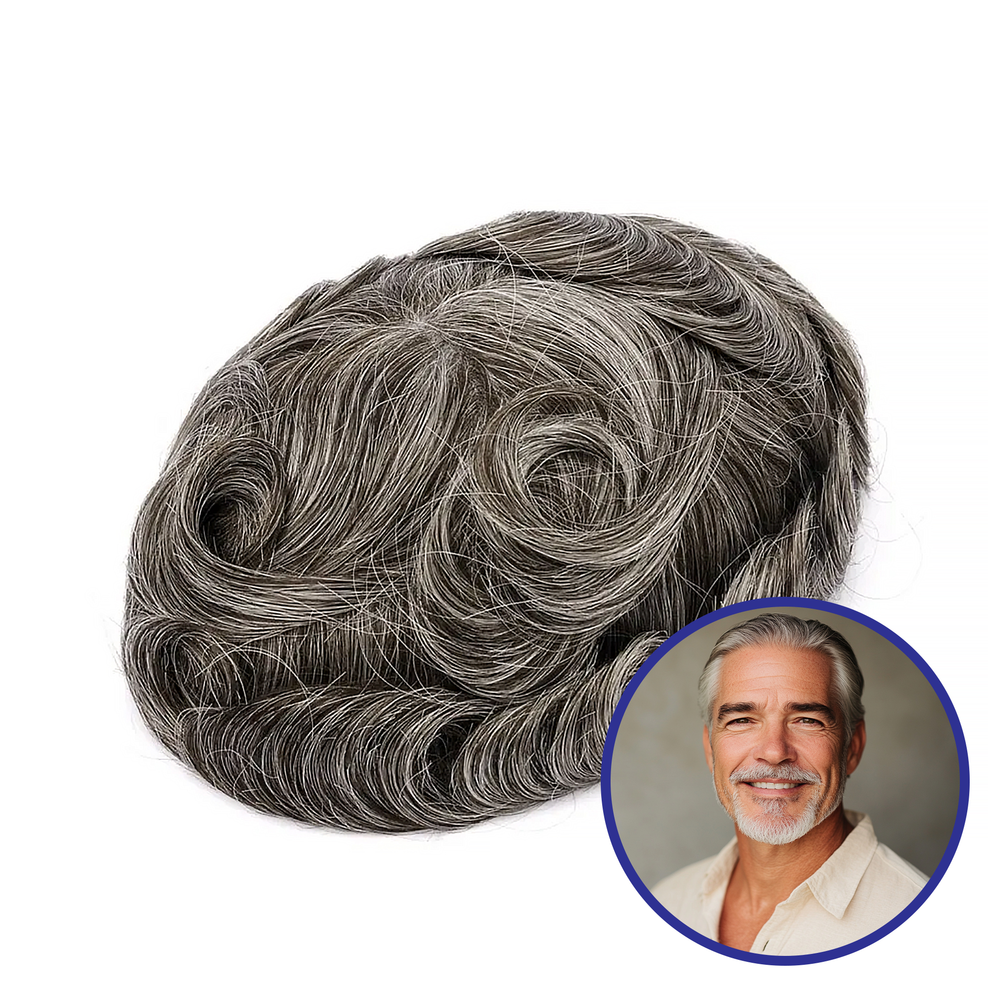 Wholesale Men Toupee #340 | French Lace Hair System  | Guloor Hair
